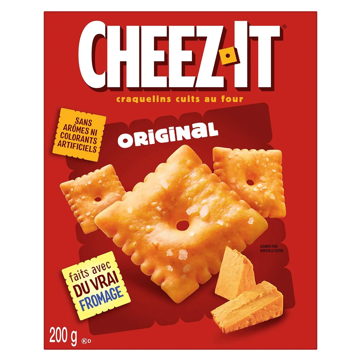 Cheez-It Original Baked Snack Crackers, 200 g
