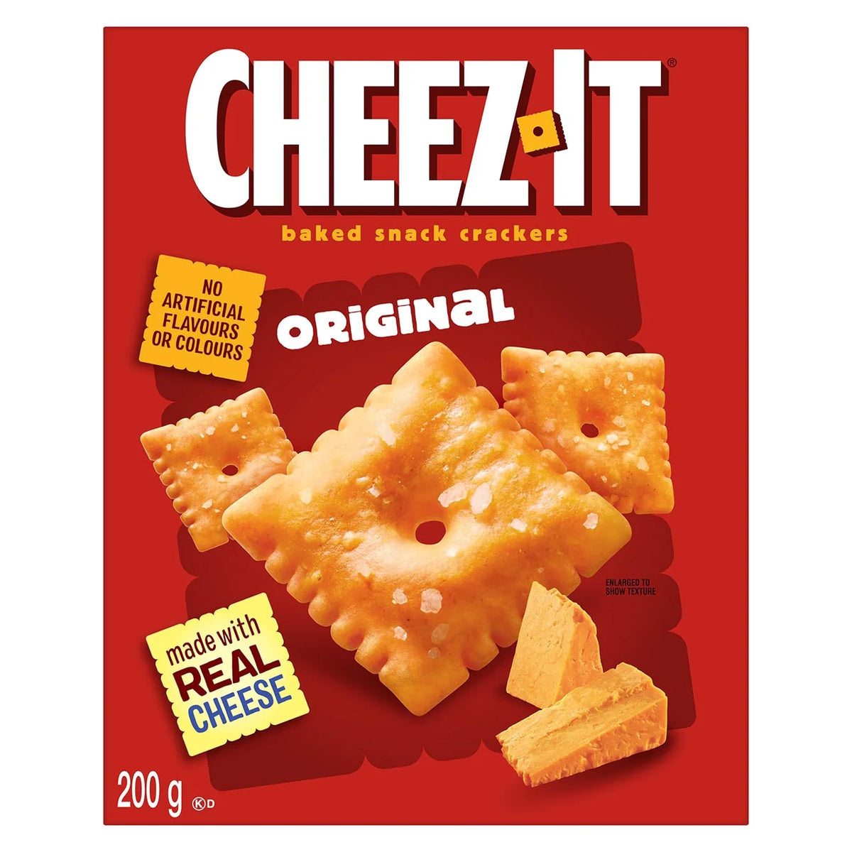 Cheez-It Original Baked Snack Crackers, 200 g