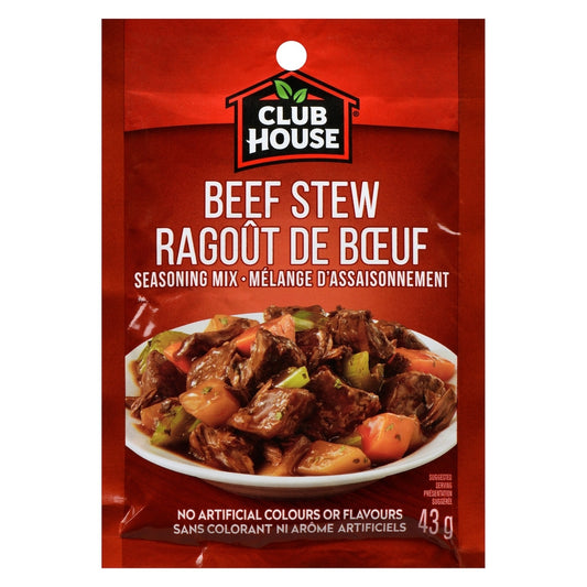 Club House Beef Stew Seasoning Mix, 43 g