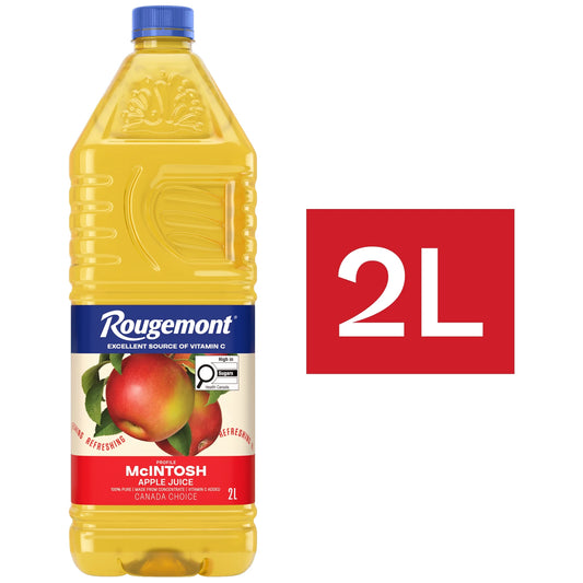 Rougemont 100% Pure McIntosh Apple Juice, 2 L