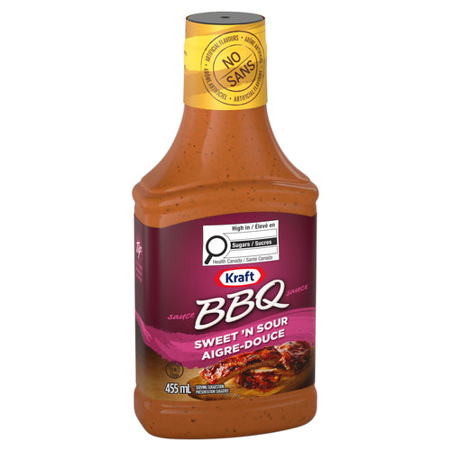 Kraft Sweet 'N Sour BBQ Sauce, 455 mL