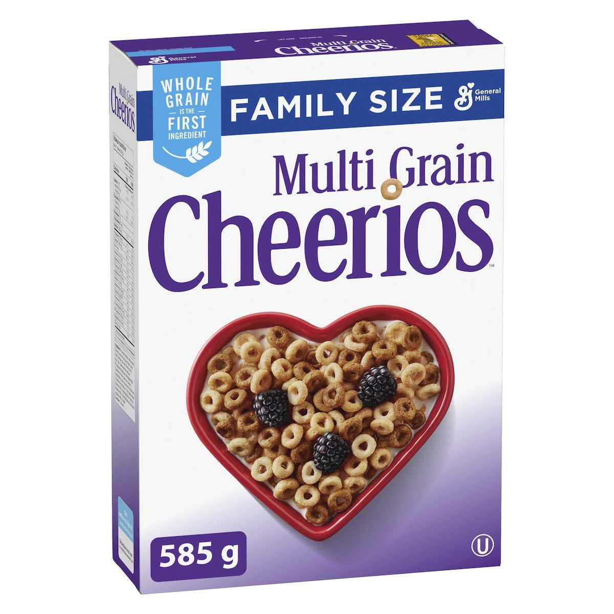 General Mills Multi Grain Cheerios Breakfast Cereal, Family Size, 585 g