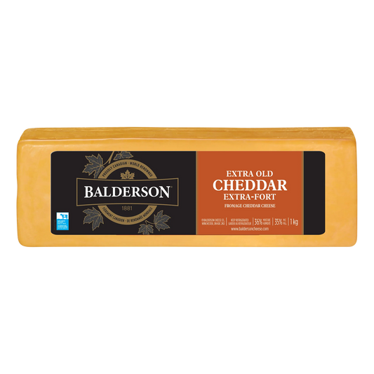 Balderson Extra Old Cheddar Cheese Block, 1 kg