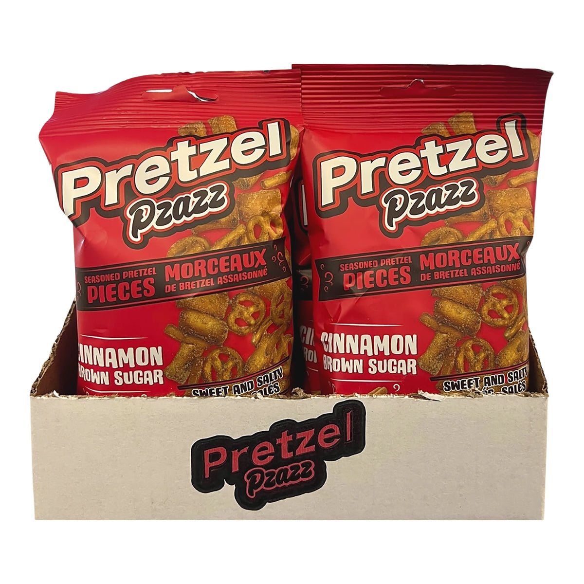 Pretzel Pzazz Cinnamon and Brown Sugar, 12 × 56 g
