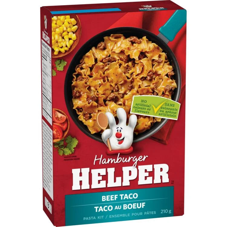 Hamburger Helper Beef Taco, 210 g