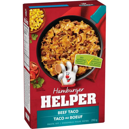 Hamburger Helper Beef Taco, 210 g