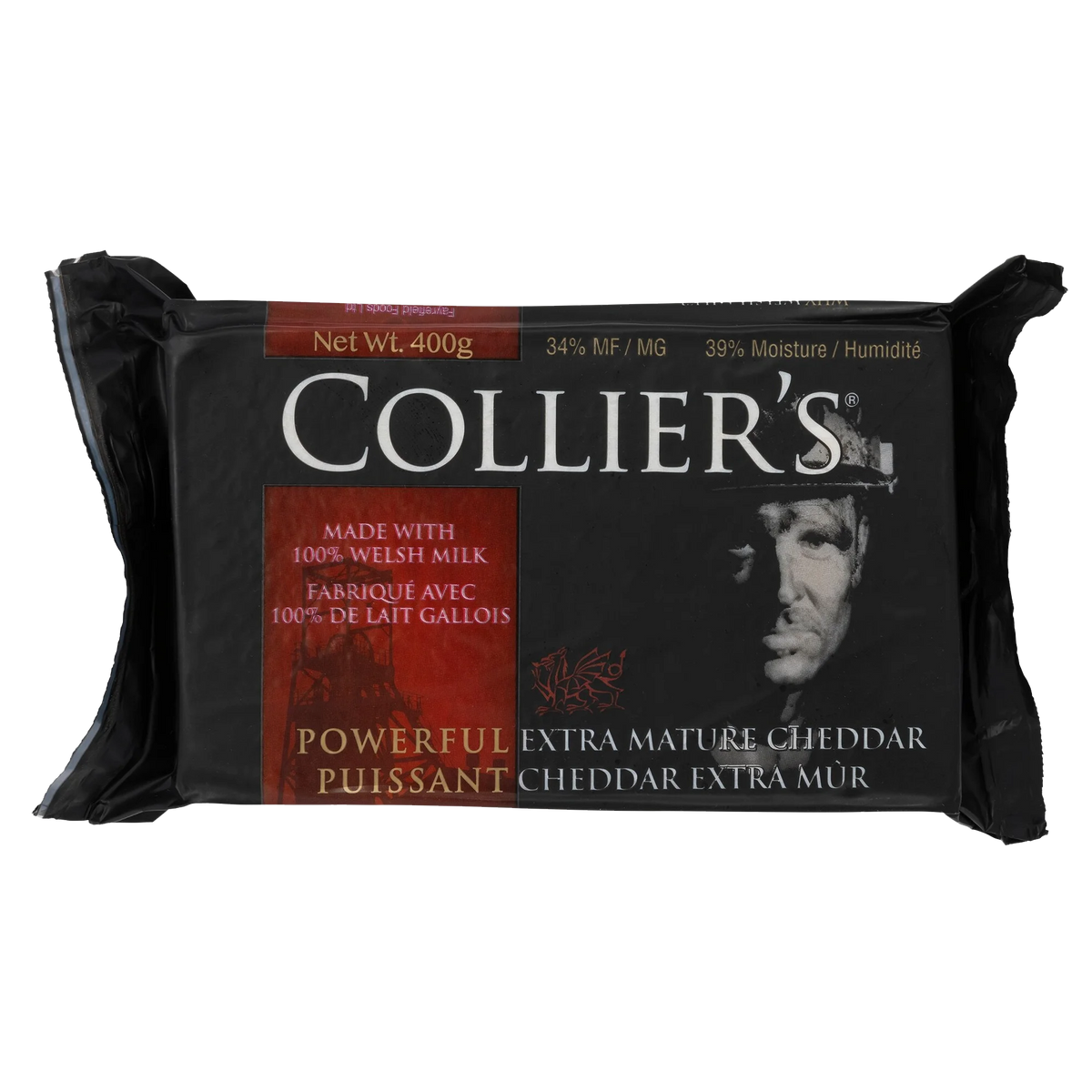 Collier's Extra Mature Welsh Cheddar, 400 g