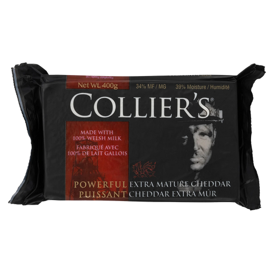 Collier's Extra Mature Welsh Cheddar, 400 g
