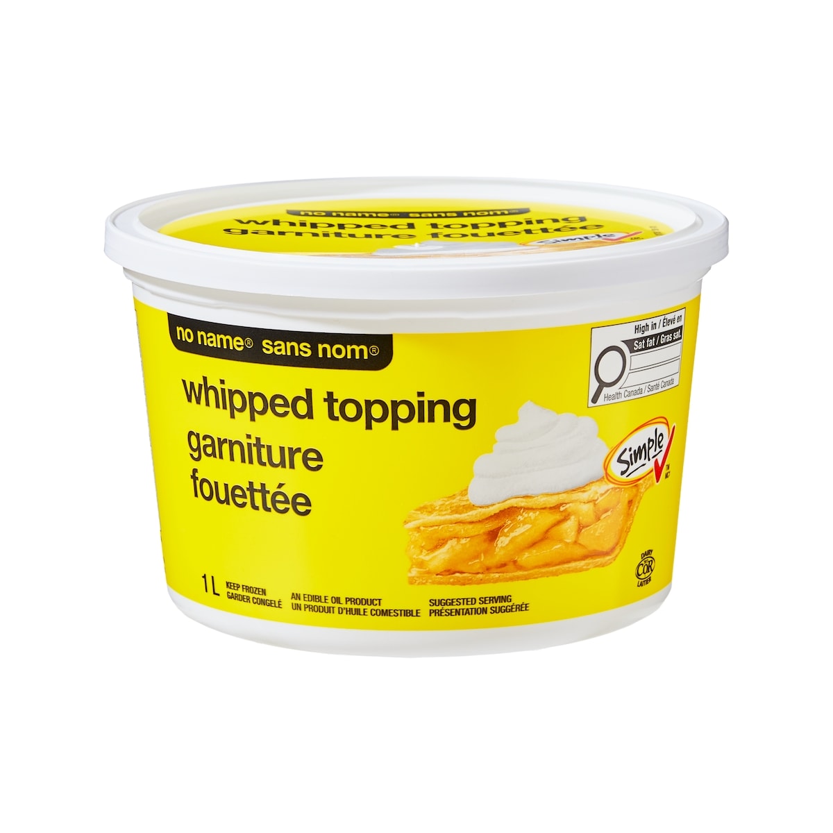 No Name Whipped Topping, 1 L