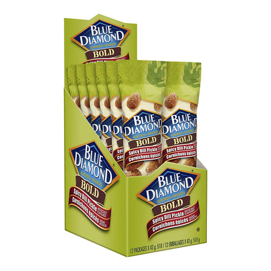 Blue Diamond Spicy Dill Pickle, 12 × 43 g