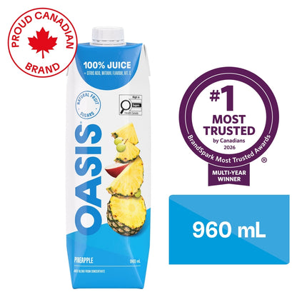 Oasis Pineapple Juice, 960 mL