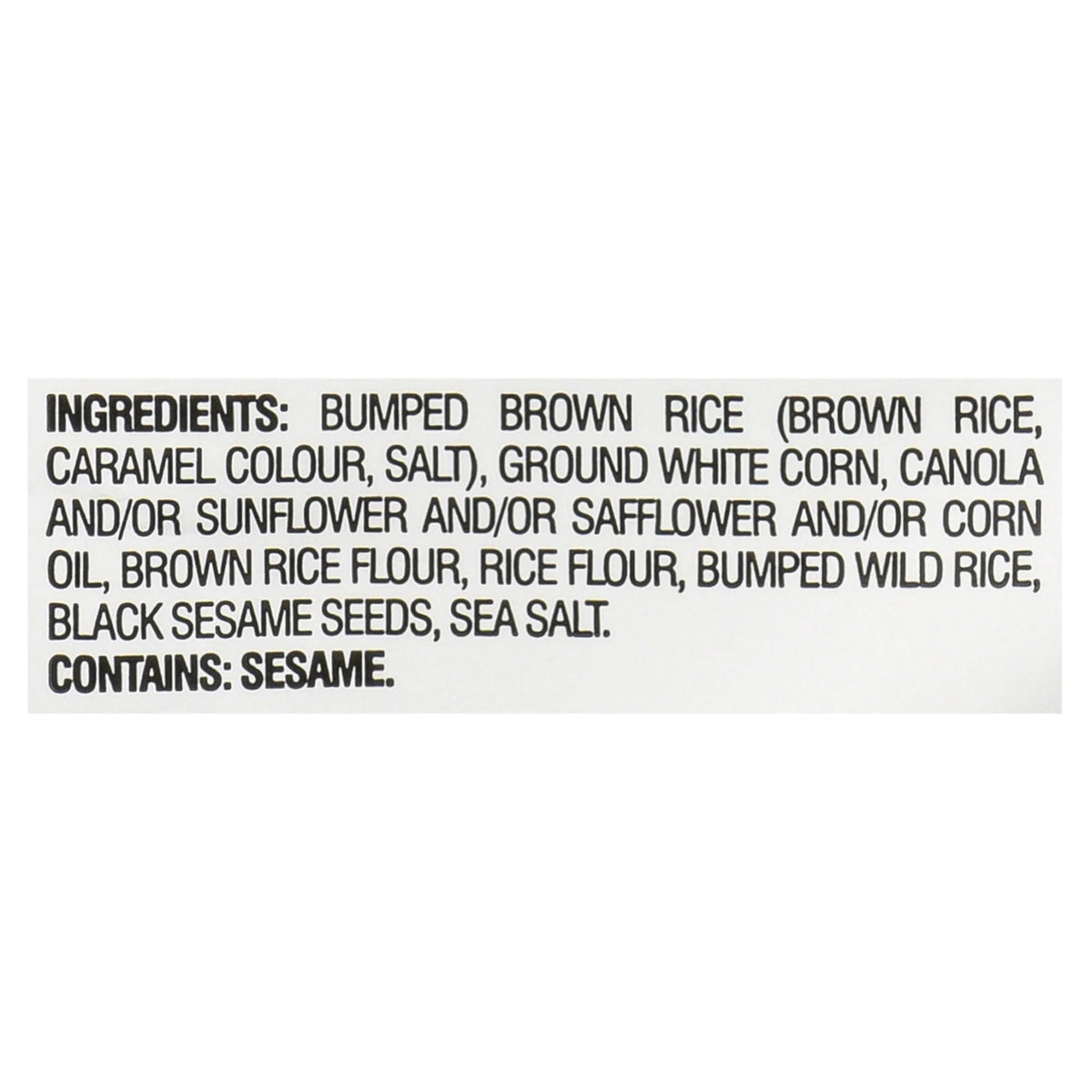 Riceworks Wild Sea Salt and Black Sesame Gourmet Rice Snacks, 155 g