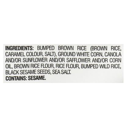 Riceworks Wild Sea Salt and Black Sesame Gourmet Rice Snacks, 155 g