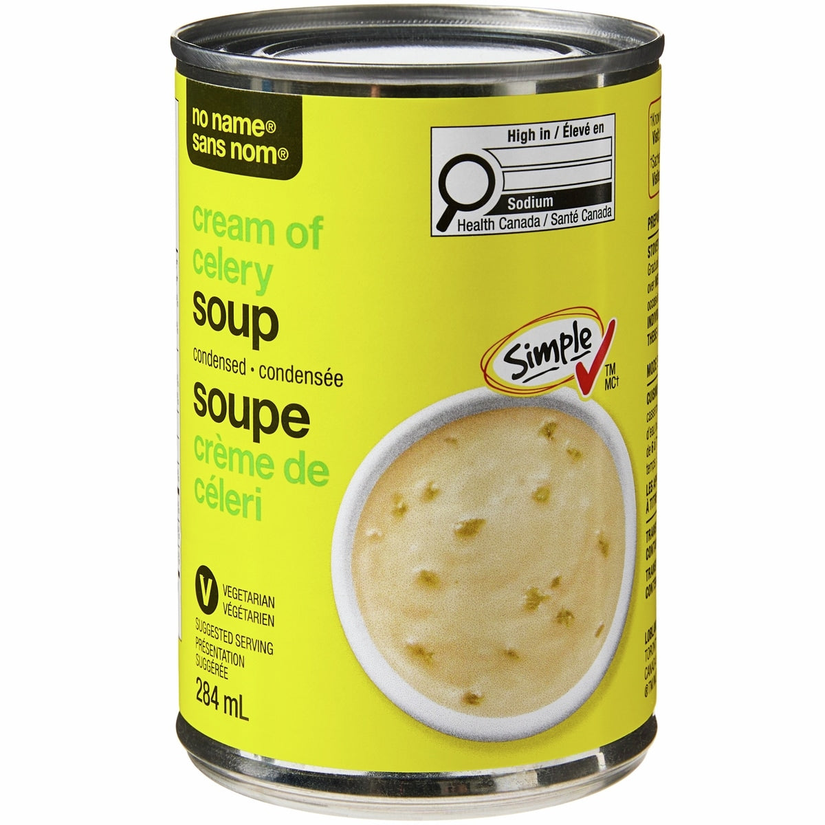 No Name Cream of Celery Condensed Soup, 284 mL