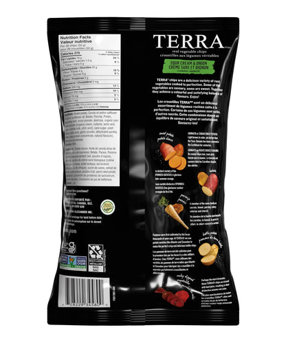 Terra Sour Cream & Onion Vegetable Chips, 141 g