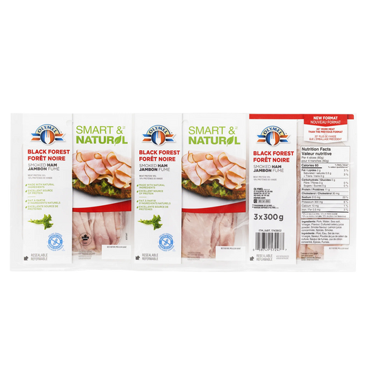 Olymel Black Forest Ham, 3 × 300 g