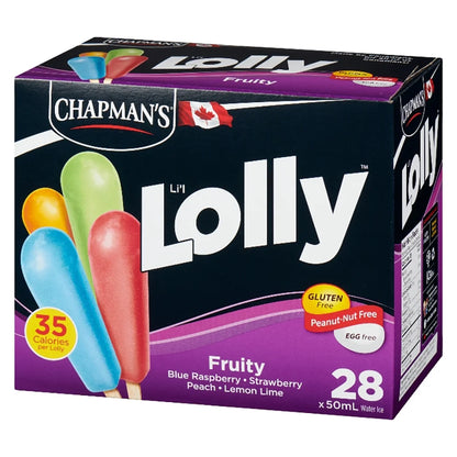 Chapman's Low Calorie Fruity Li'l Lolly in a Box, 28 × 50 mL