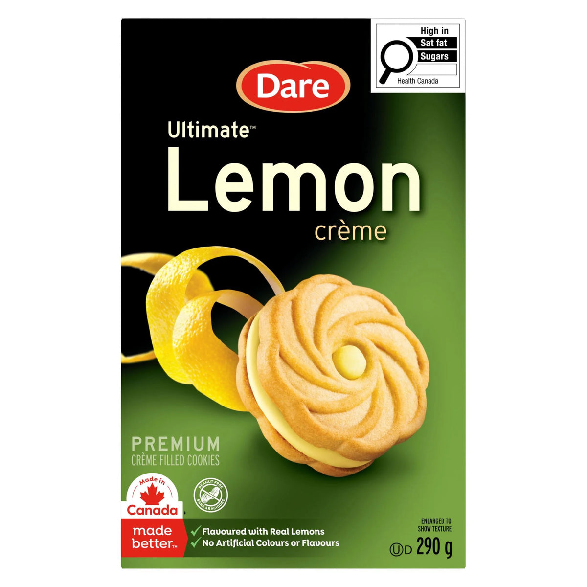 Dare Ultimate Lemon Crème Cookies, 290 g