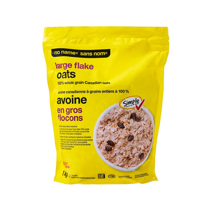 No Name Large Flake 100% Whole Grain Oats, 1 kg