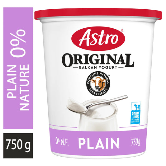 Astro Original Balkan Style Plain 0% Yogurt, 750 g