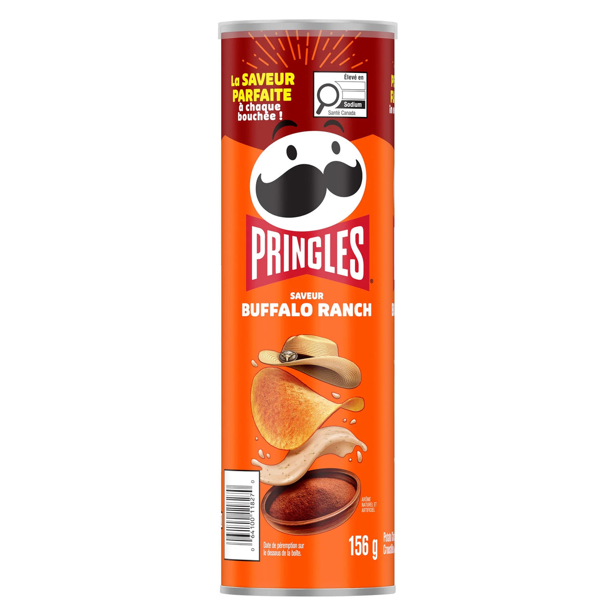 Pringles Buffalo Ranch Potato Chips, 156 g