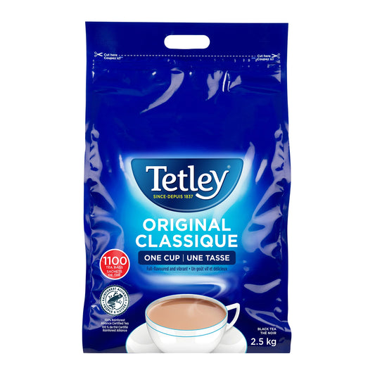Tetley Orange Pekoe Tea, 1, 100 tea bags, 2.5 kg