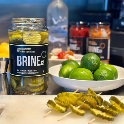 Brine&co Bread and Butter Pickles, 1 L