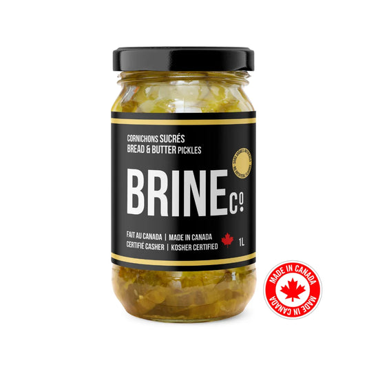 Brine&co Bread and Butter Pickles, 1 L