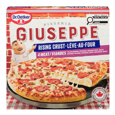 Dr. Oetker Giuseppe Four Meat Rising Crust Pizza, 740 g