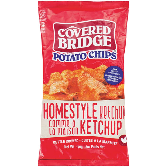 Covered Bridge Potato Chips, Homestyle Ketchup, 170 g