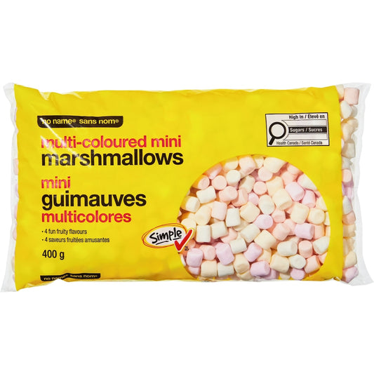 No Name Multi-Coloured Mini Marshmallows, 400 g