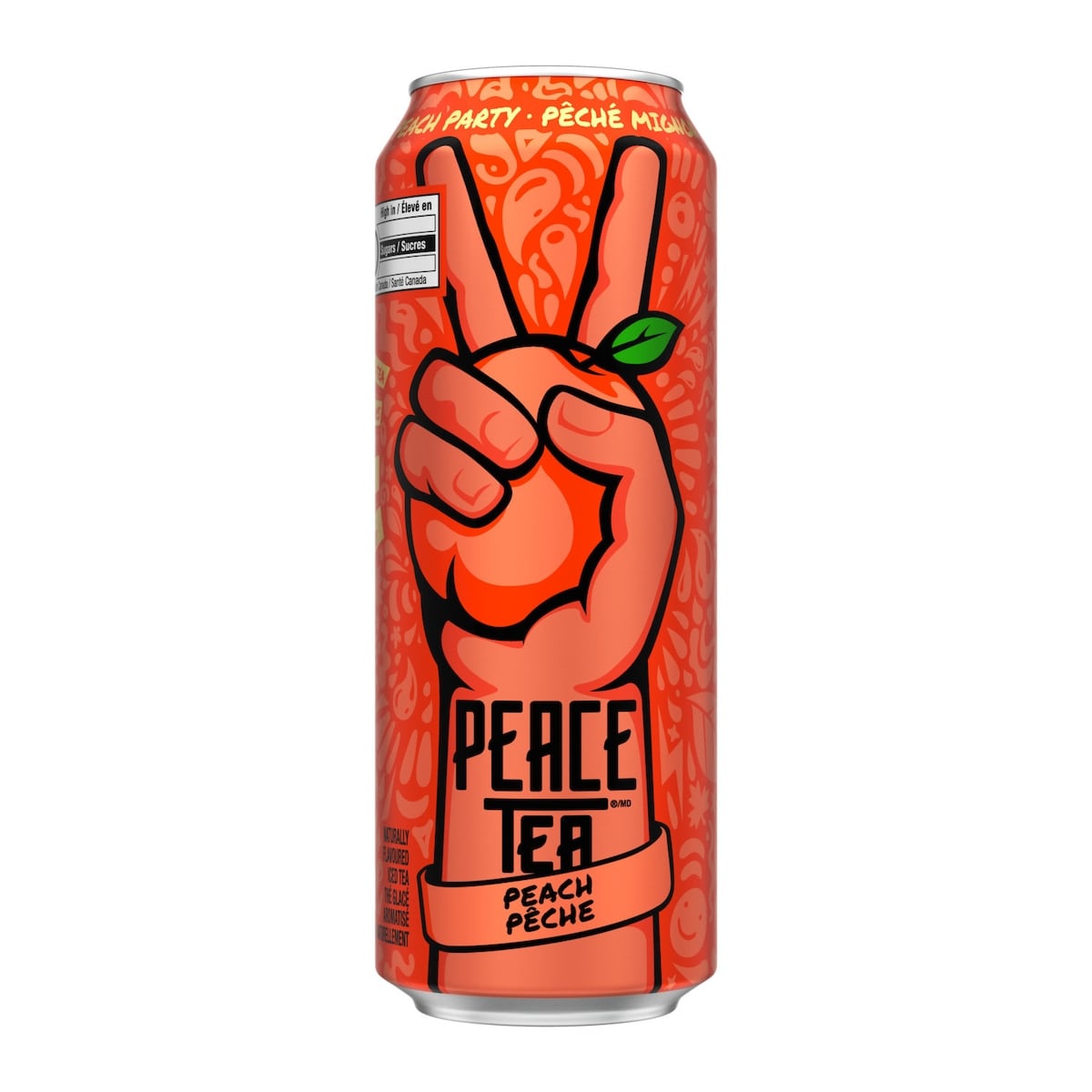 Peace Tea Peach Party Iced Tea, 695 mL