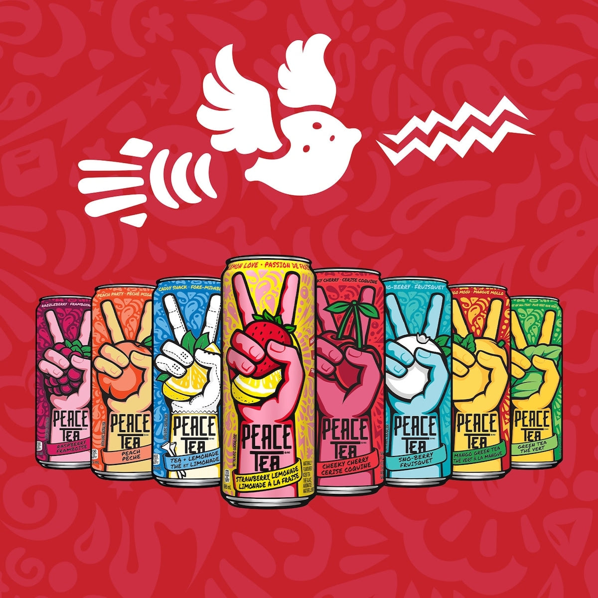 Peace Tea Peach Party Iced Tea, 695 mL