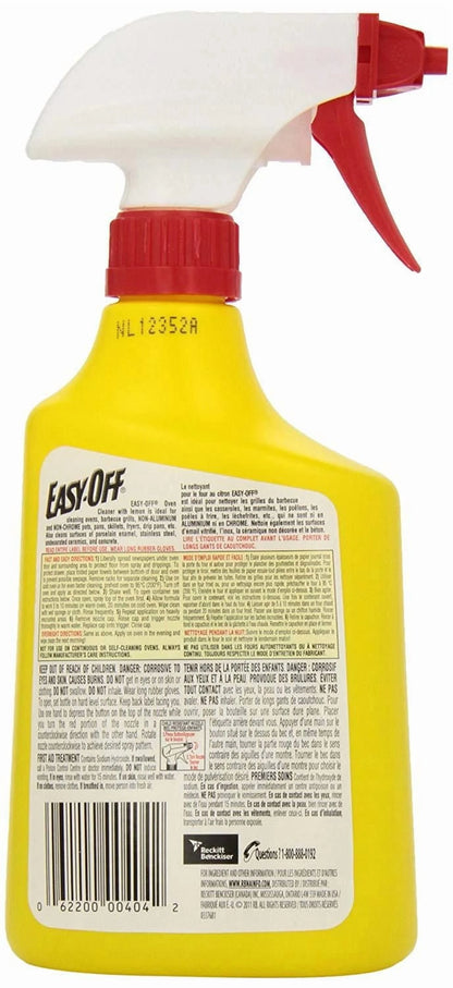 Easy-Off Heavy Duty Lemon Oven Cleaner Trigger Spray, 475 mL