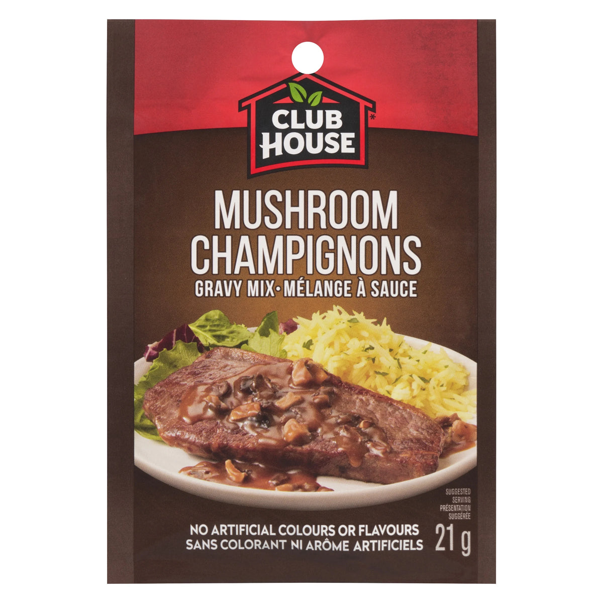 Club House Mushroom Gravy Mix, 21 g