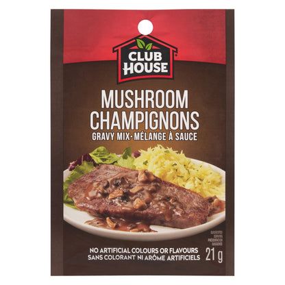 Club House Mushroom Gravy Mix, 21 g
