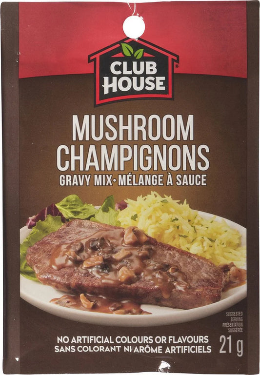 Club House Mushroom Gravy Mix, 21 g