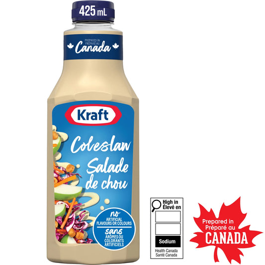 Kraft Coleslaw Dressing Bottle, 425 mL
