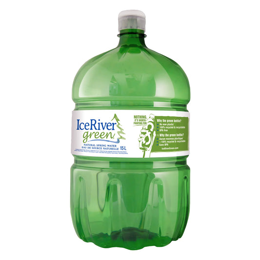 Ice River Natural Spring Water, 15 L