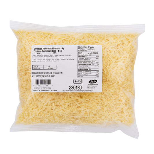 Salerno Shredded Parmesan Cheese, 1 kg
