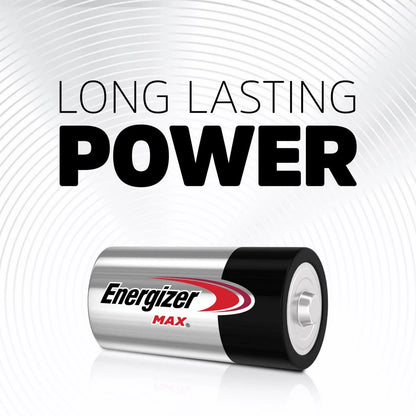 Energizer MAX Alkaline C Batteries, 4 count