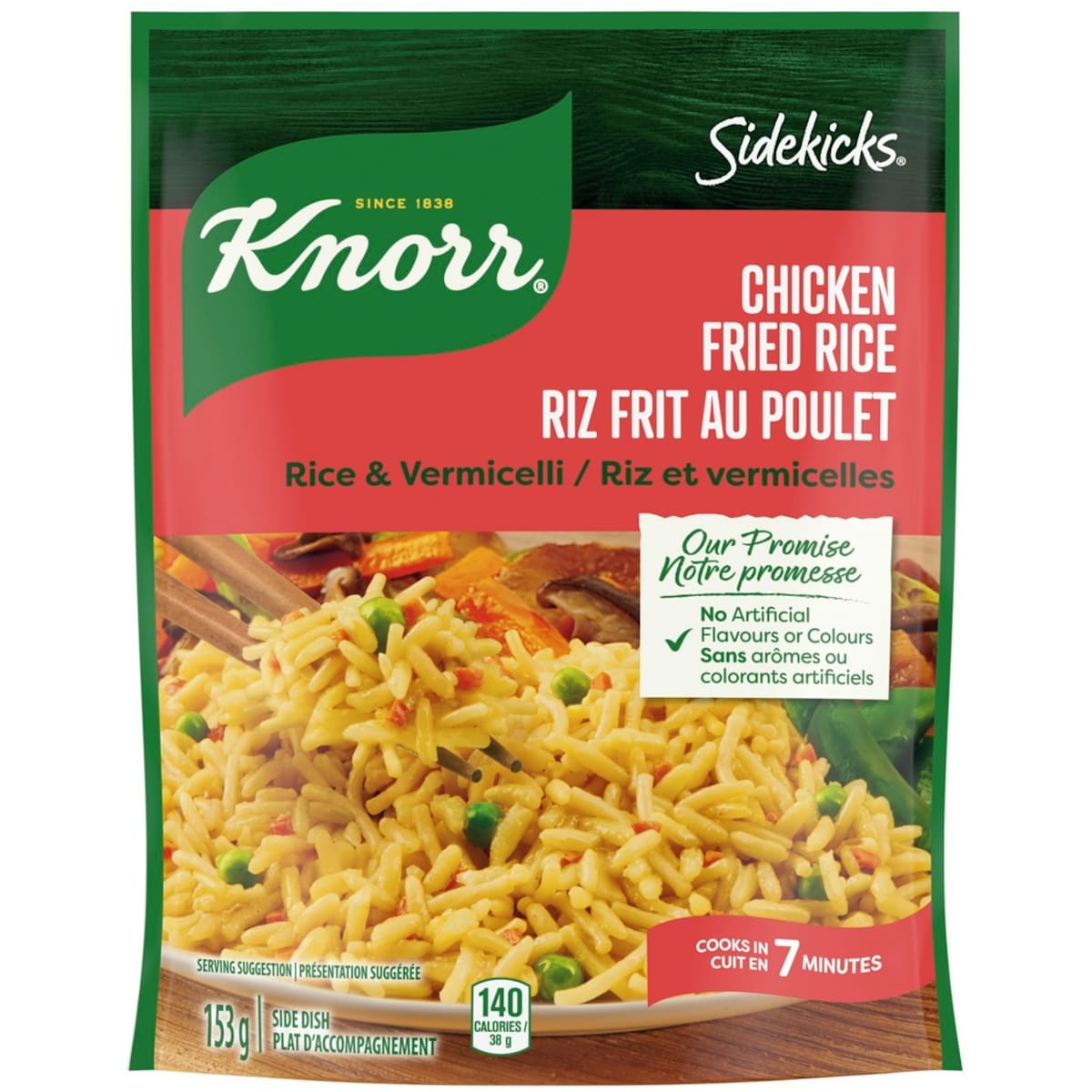Knorr Sidekicks Rice & Vermicelli Chicken Fried Rice, 153 g