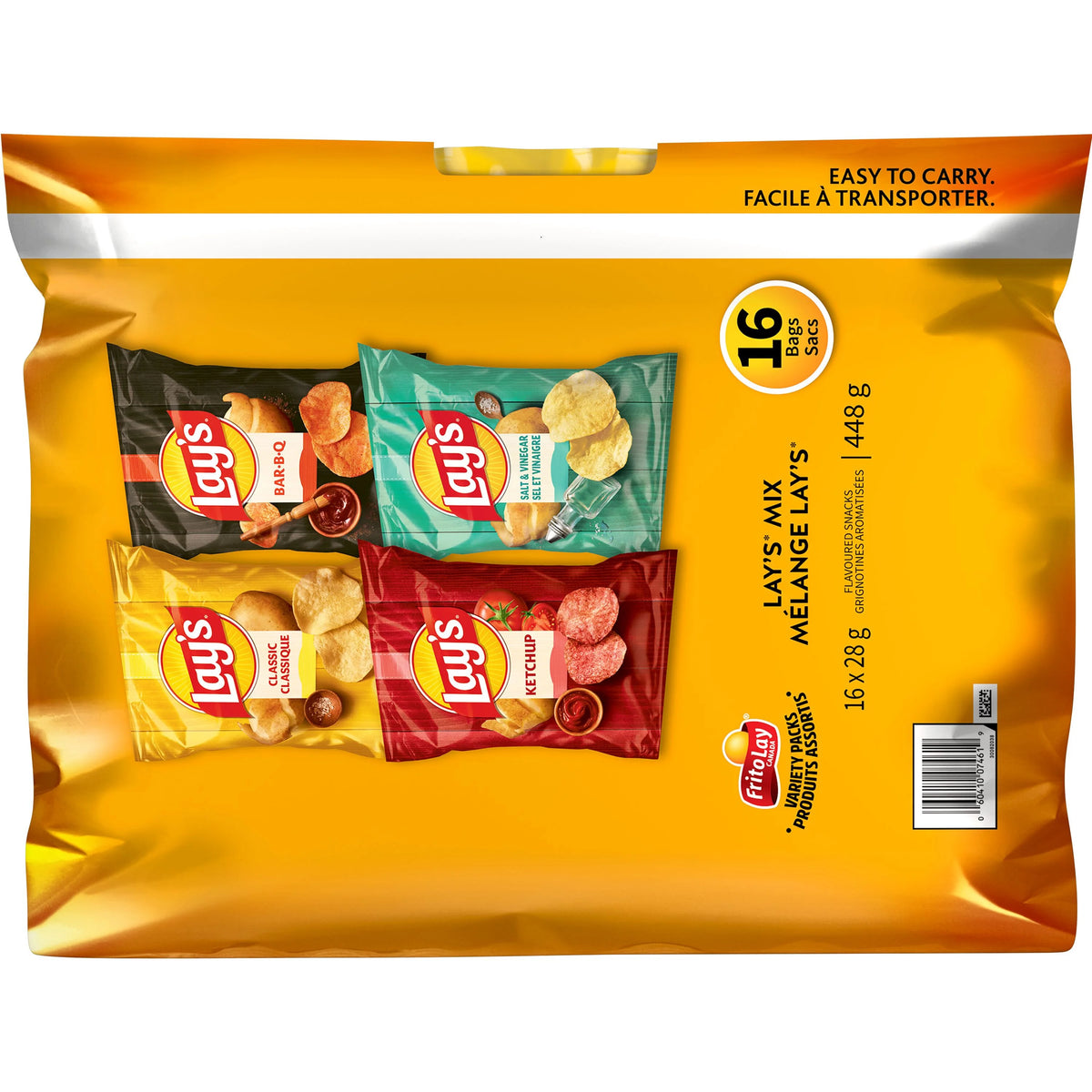 Frito-Lay Lay's Mix Snacks Variety Pack, 16 × 28 g