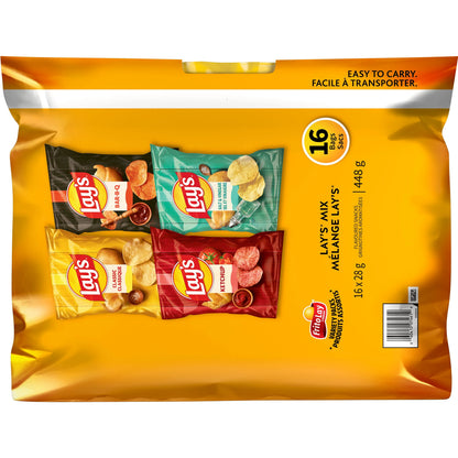 Frito-Lay Lay's Mix Snacks Variety Pack, 16 × 28 g