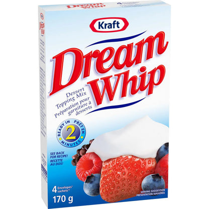 Dream Whip Whipped Topping Mix, 4 Envelopes, 170 g
