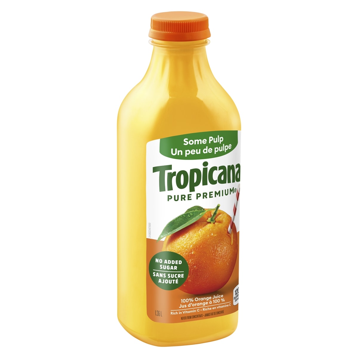 Tropicana Some Pulp Orange Juice, 1.36 L
