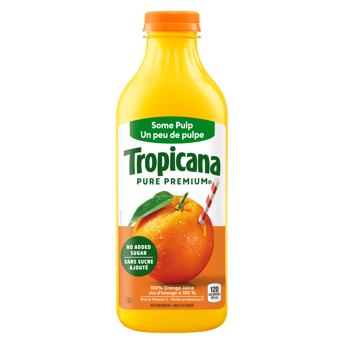 Tropicana Some Pulp Orange Juice, 1.36 L