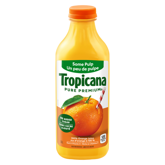 Tropicana Some Pulp Orange Juice, 1.36 L