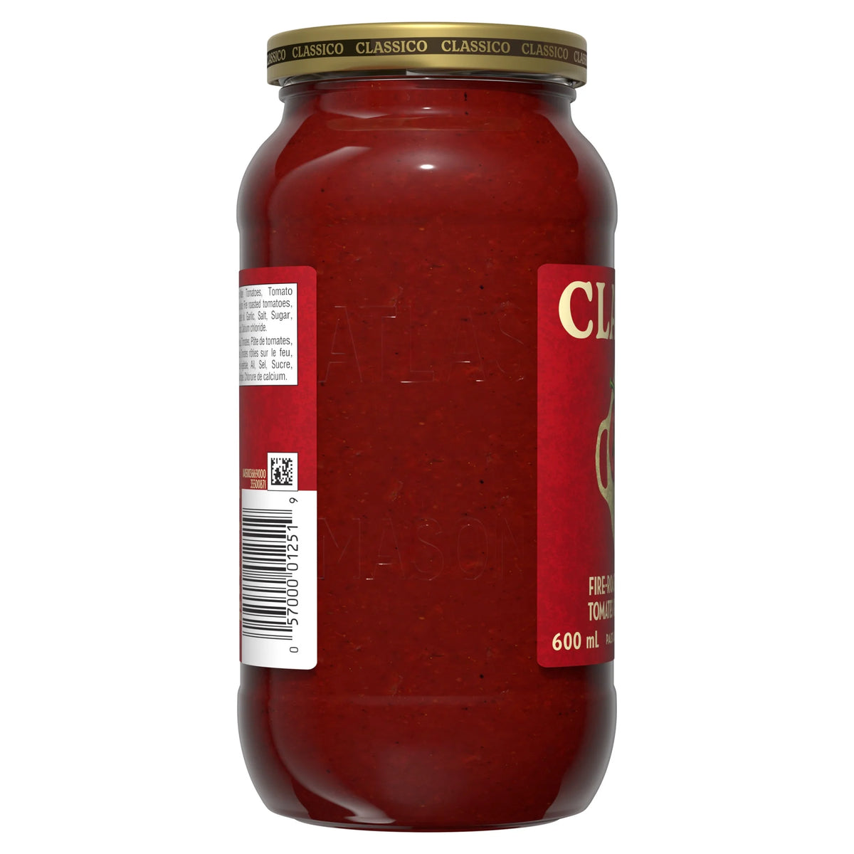 Classico Fire Roasted Tomato Garlic, 600 mL