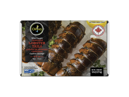Olivia Wild Caught Canadian Lobster Tails, 2.27 kg